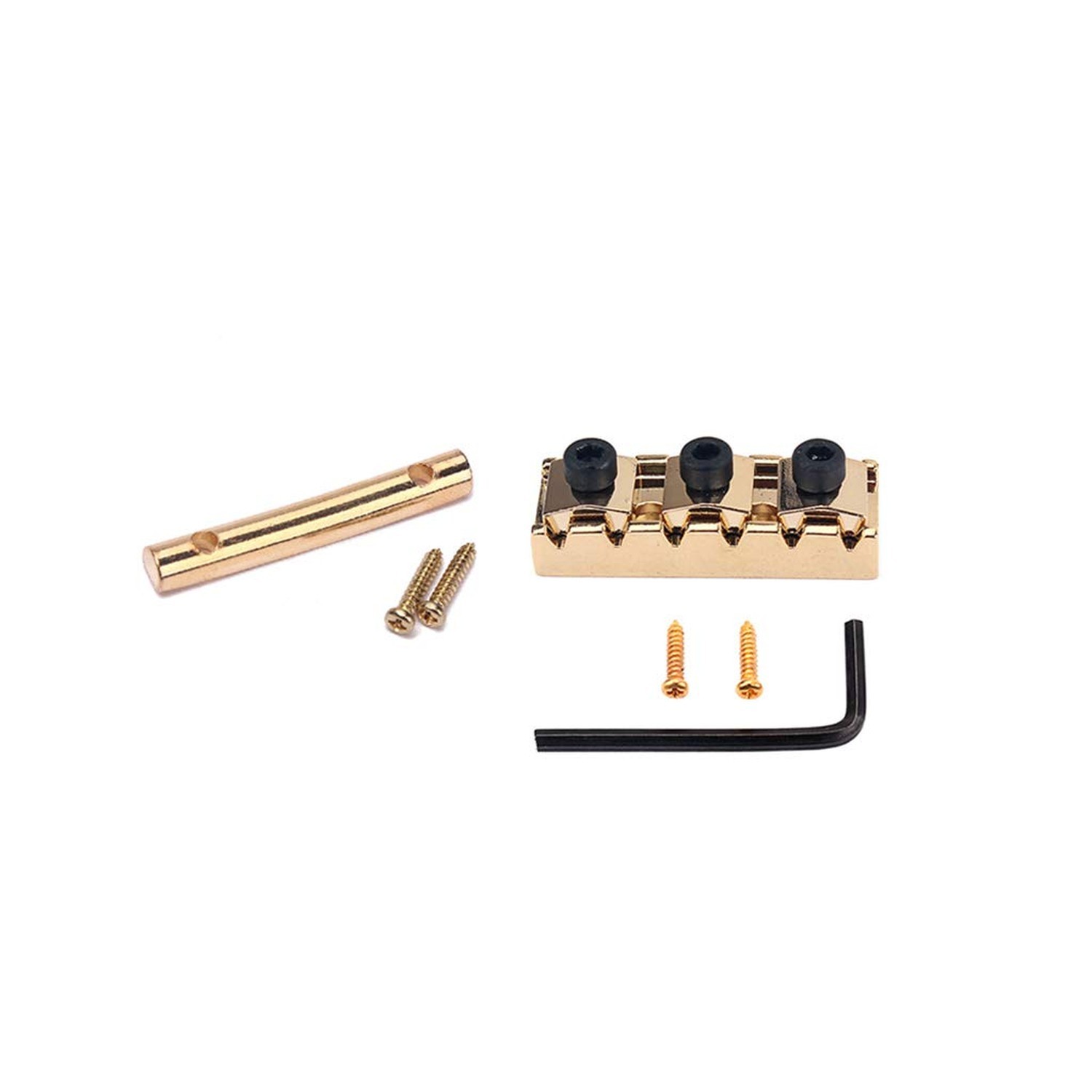Alnicov 42mm Guitar Locking Nut Guitar String Tension Bars String Retainers f...