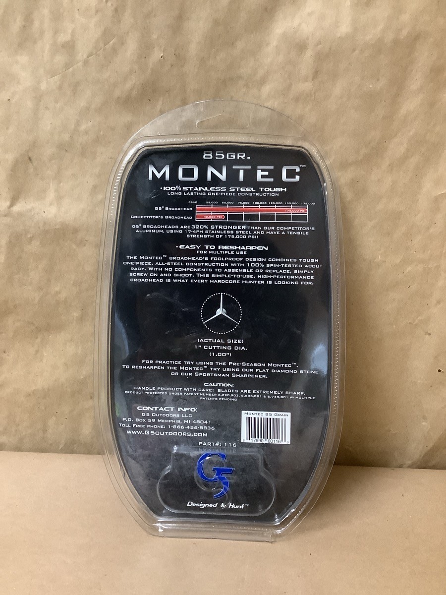 MONTEC G5 3PK ARROWHEADS (B33001372)