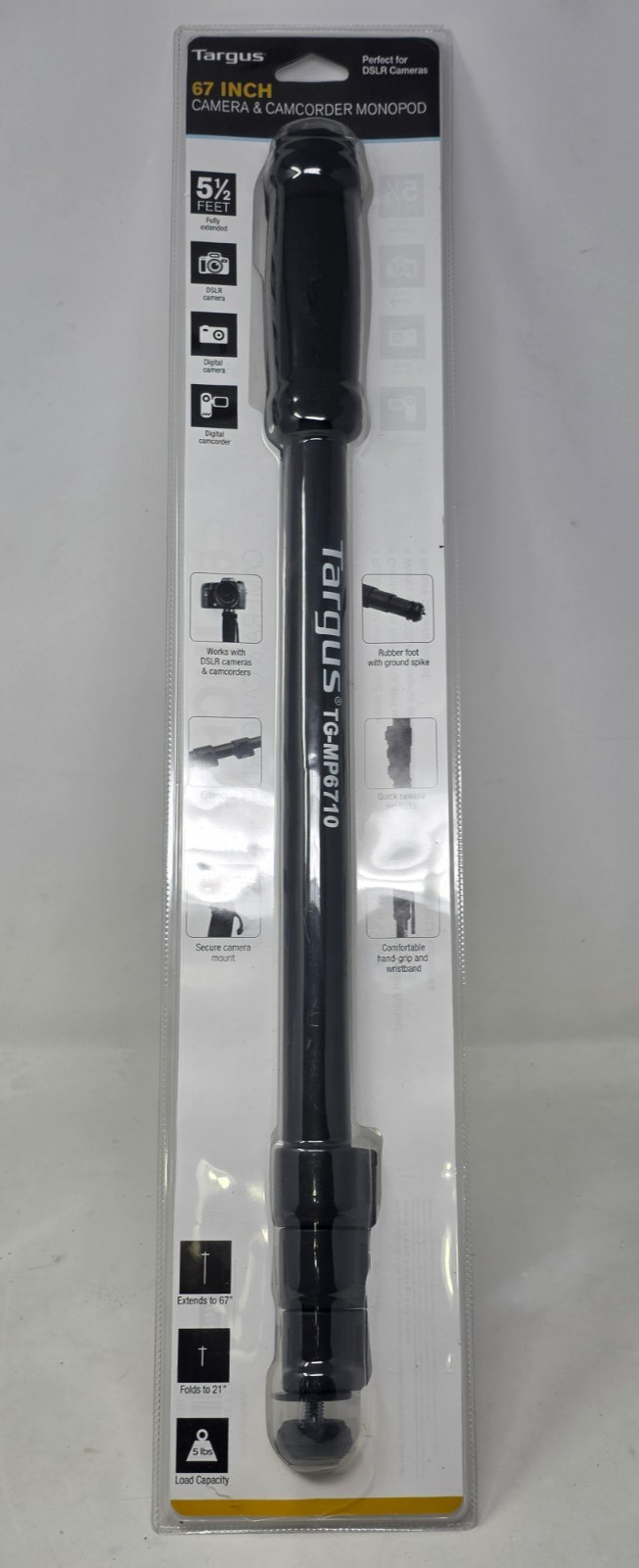 Targus TG-MP6710 67 inch Camera Camcorder Monopod