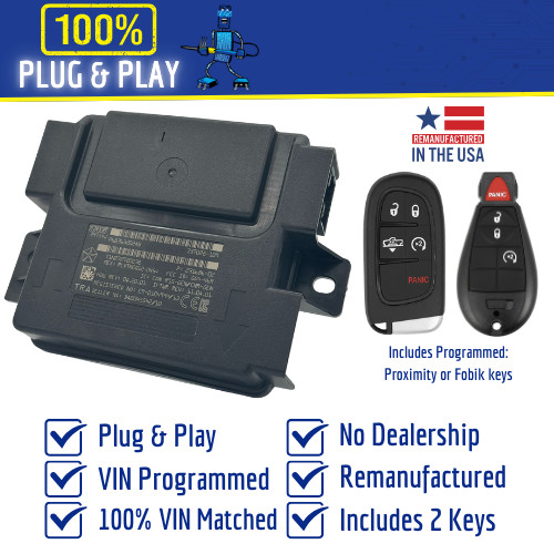 2014 RAM 3500-5500 RF Hub Module Part# 68213714AH w/ programmed keys
