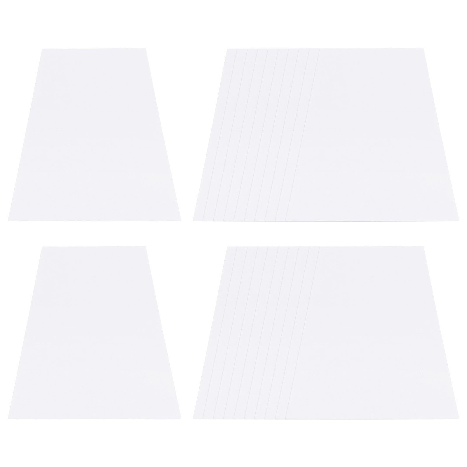 200 Count English Paper Piecing Trapezoid Shapes for Sewing