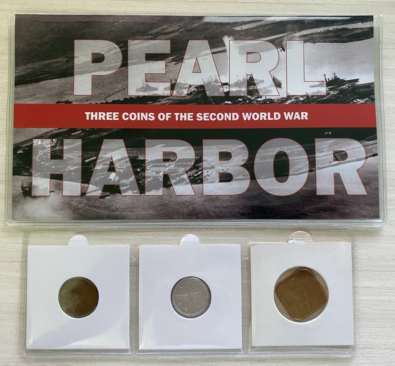 Second World War: Pearl Harbor Three Coins of World War II