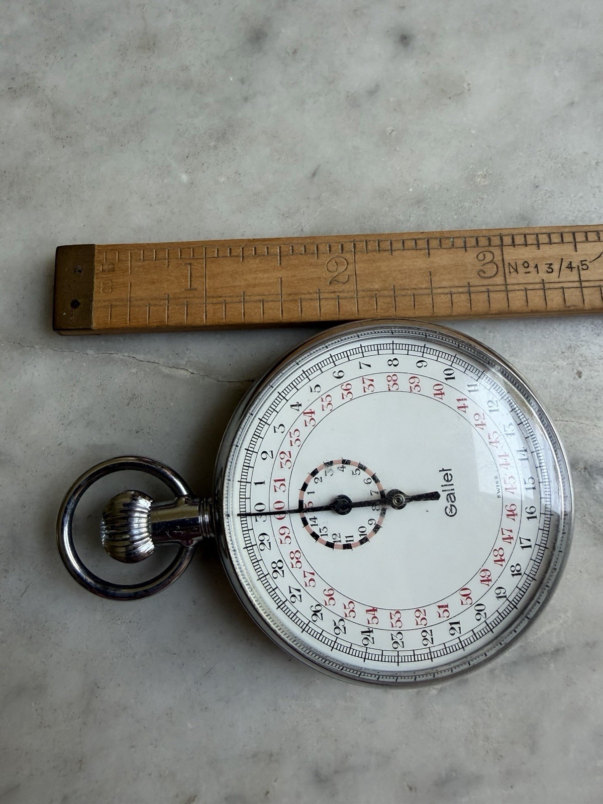 Vintage Gallet Swiss Stopwatch
