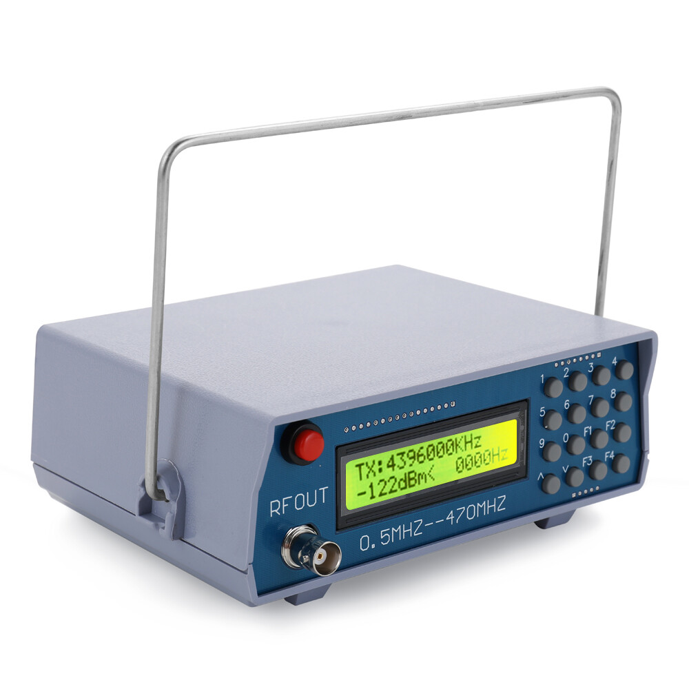 Signal Generator 0.5MHz-470MHz RF Signal Generator Meter FM Radio Walkie-talkie