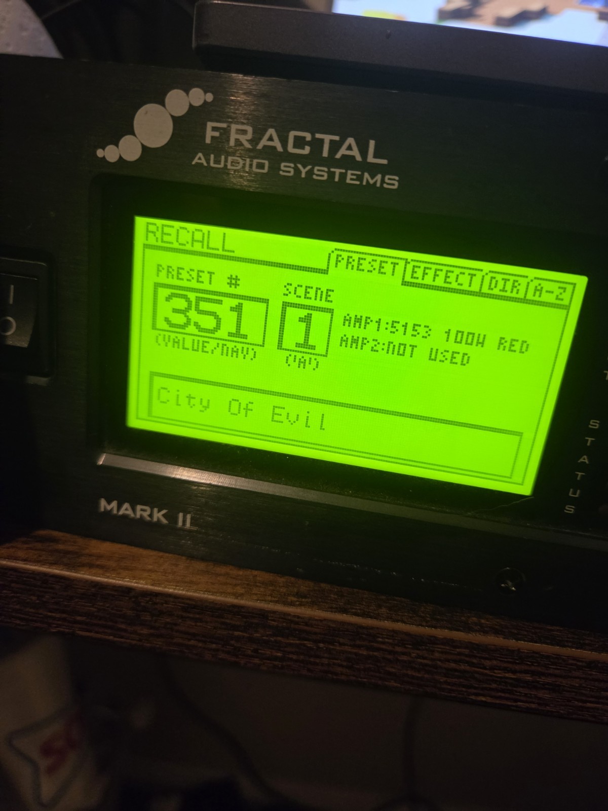 Fractal Audio Systems Axe-Fx II Mark II 2U Rack Amp Modeling MIDI Black
