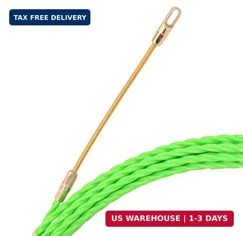 Fish Tape Electrical Wire Threader Wire Puller and Fish Tape Fastener Tool 26 FT