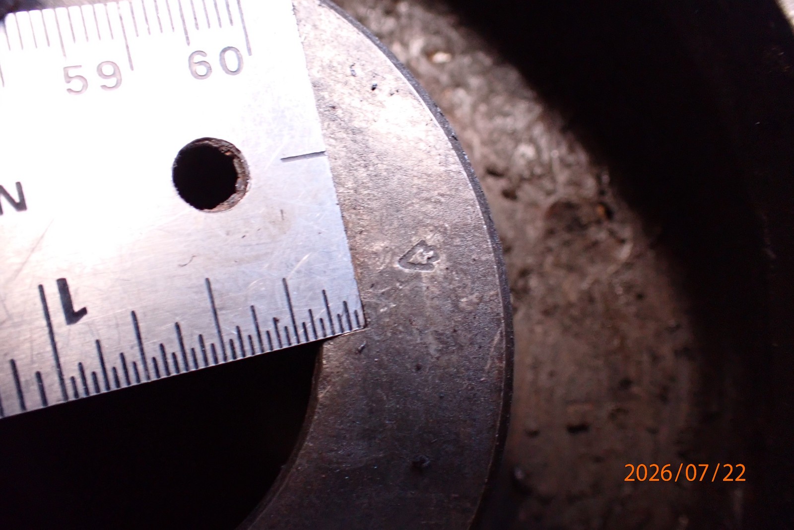 OLDER LARGE SURFACE GRINDING GRINDER WHEEL ARBOR HUB WITH WEIGHTS FOR ...