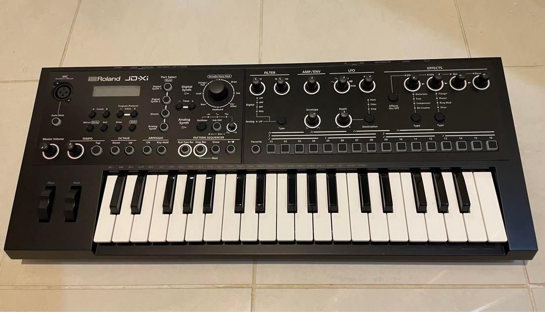 Roland JD-Xi Synthesizer 37-Key Analog/Digital Hybrid Tested Condition