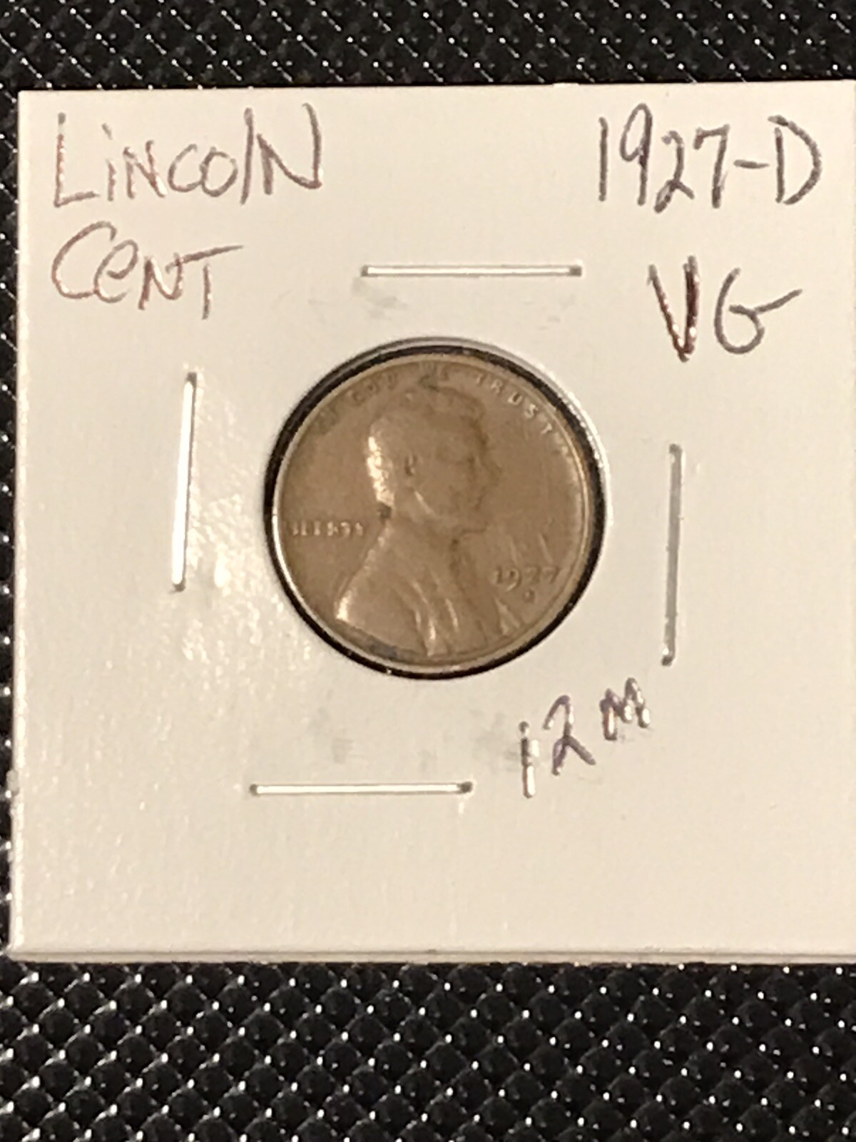 1927-D Lincoln Cent Item 12M