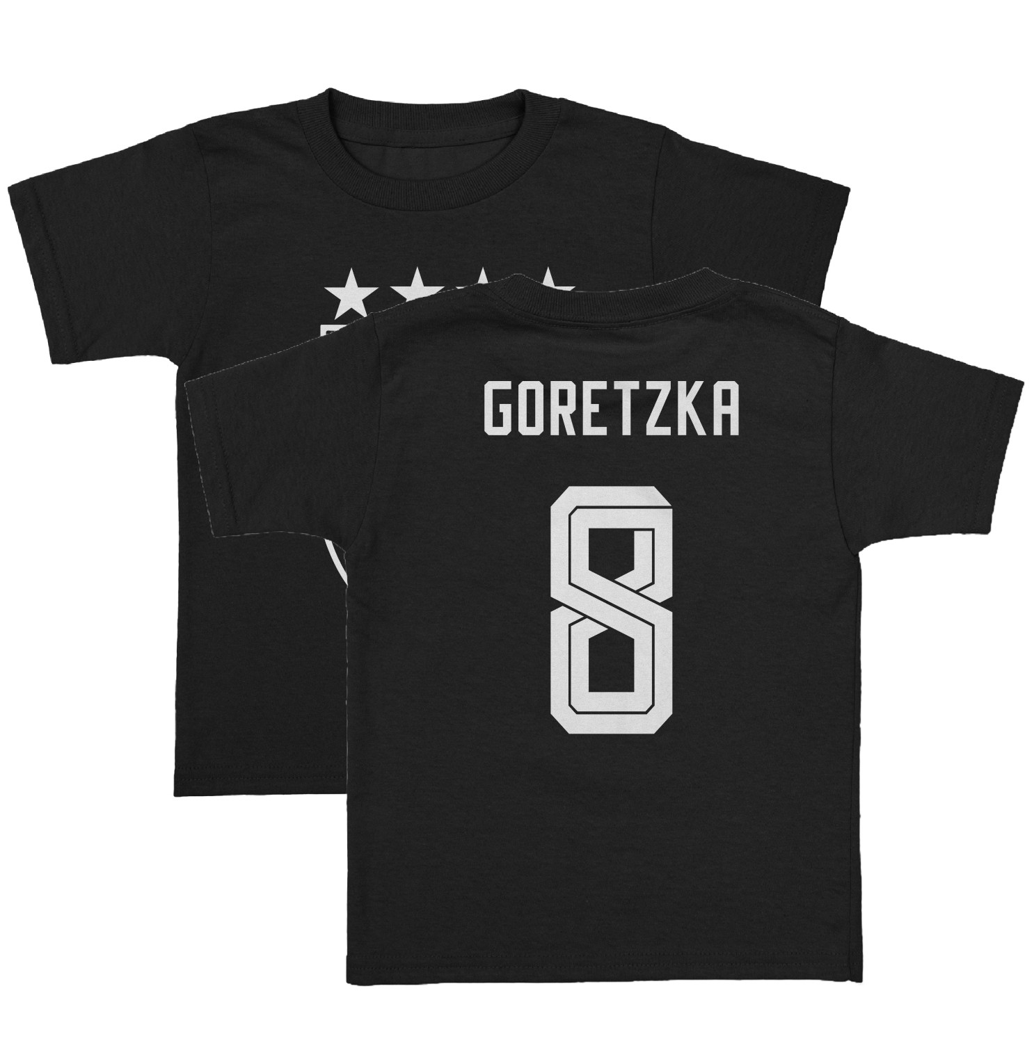Germany 8 Tribute 2026 Goretzka Fan Graphic – 2 Sided Toddler T-Shirt