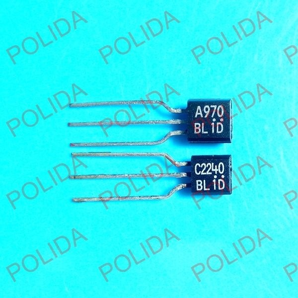 10pairs OR 20PCS TOSHIBA TO-92 2SA970-BL/2SC2240-BL 2SA970/2SC2240 A970/C2240