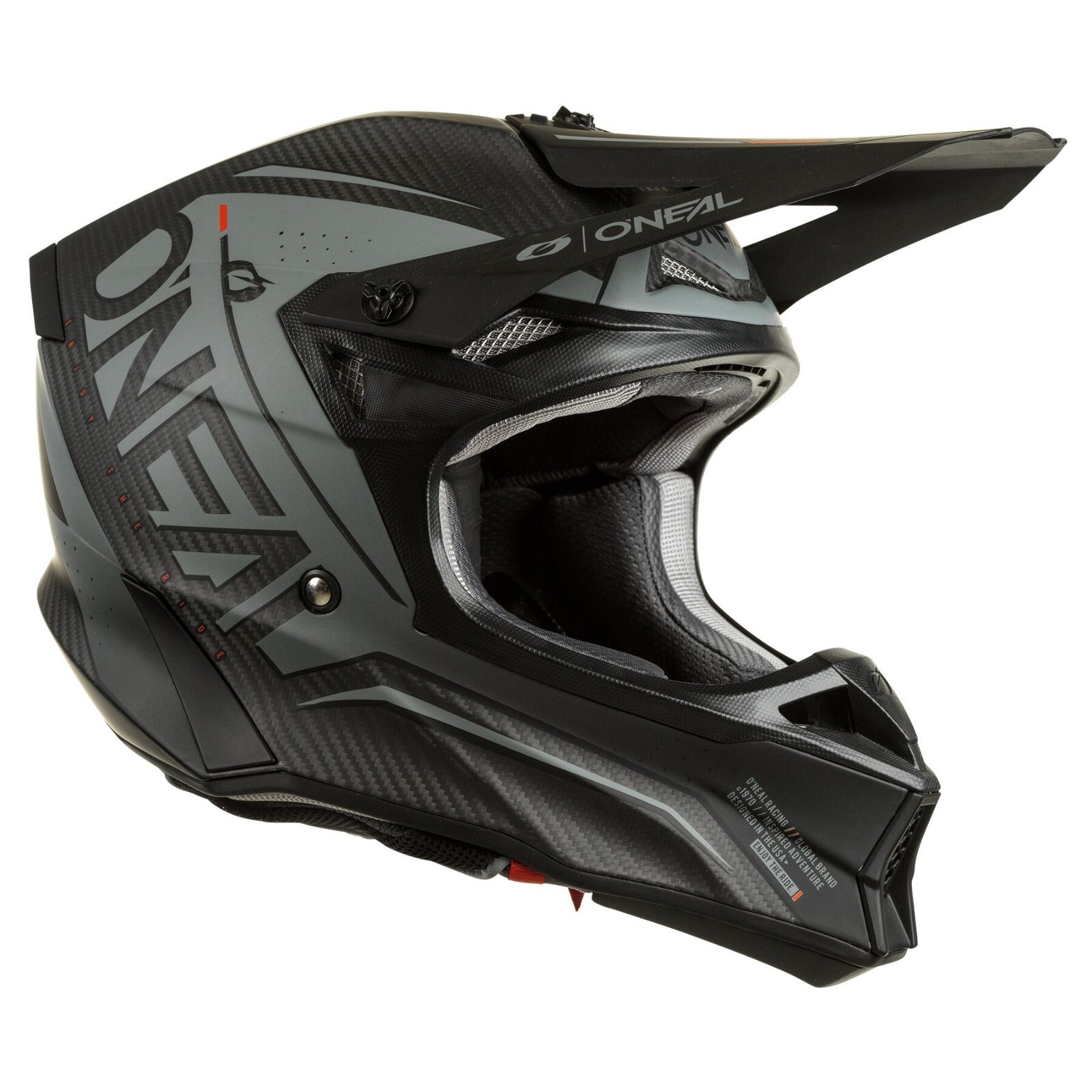 ONEAL 2024 10 SERIES Prodigy CARBON Black MX HELMET ON0650303 Adult Size Medium