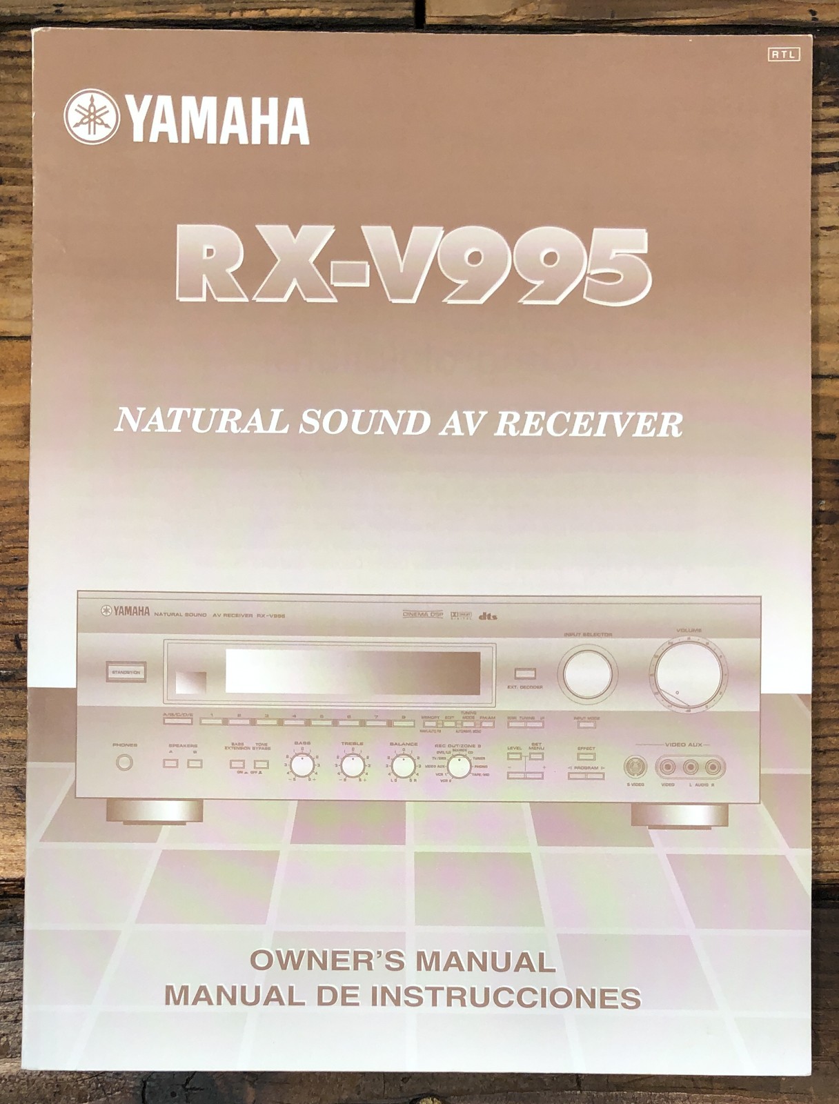 Yamaha RX-V995 Receiver Owners / User Manual *Original*