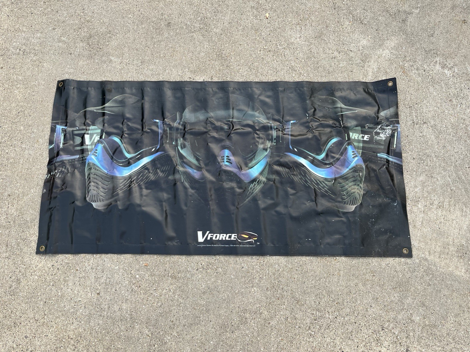 V-Force Paintball Mask/Goggle Banner 46.5 x 23.5