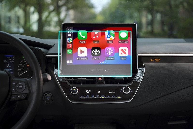 Crystal Clear Screen Protector for 2025 Toyota Corolla 8in Vehicle Navigation