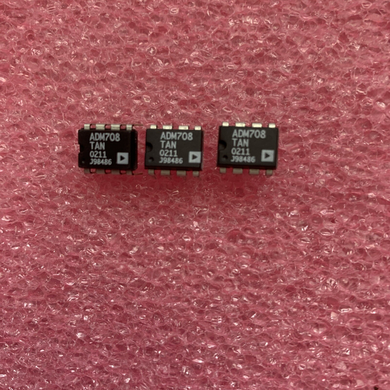 ADM708TAN IC 3V VOLTAGE MONITORING SUPERVISOR 1 CH 8 PIN DIP (LOT OF 3)