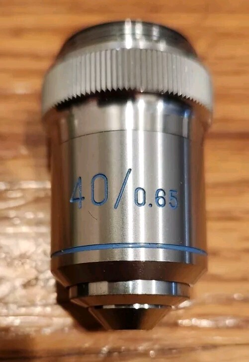Microscope Objective Lens Plan 40/0.65 Made In Japan