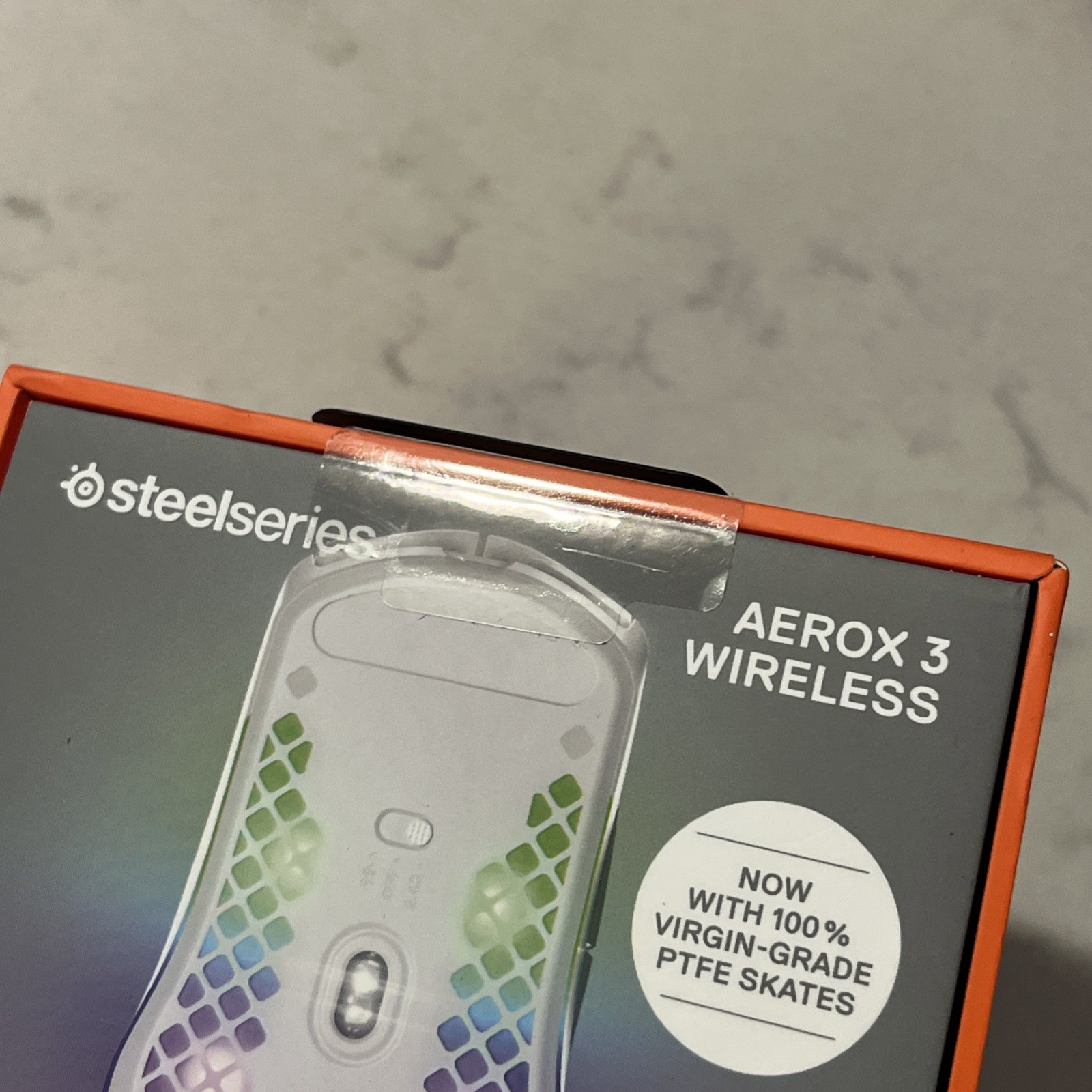 SteelSeries Aerox 3 Wireless Optical Gaming Mouse - Snow (2022 Edition)