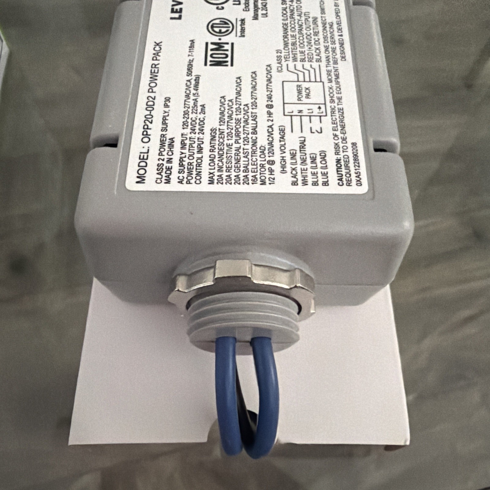 Leviton OPP20-D2 Occupancy Sensor Power Pack