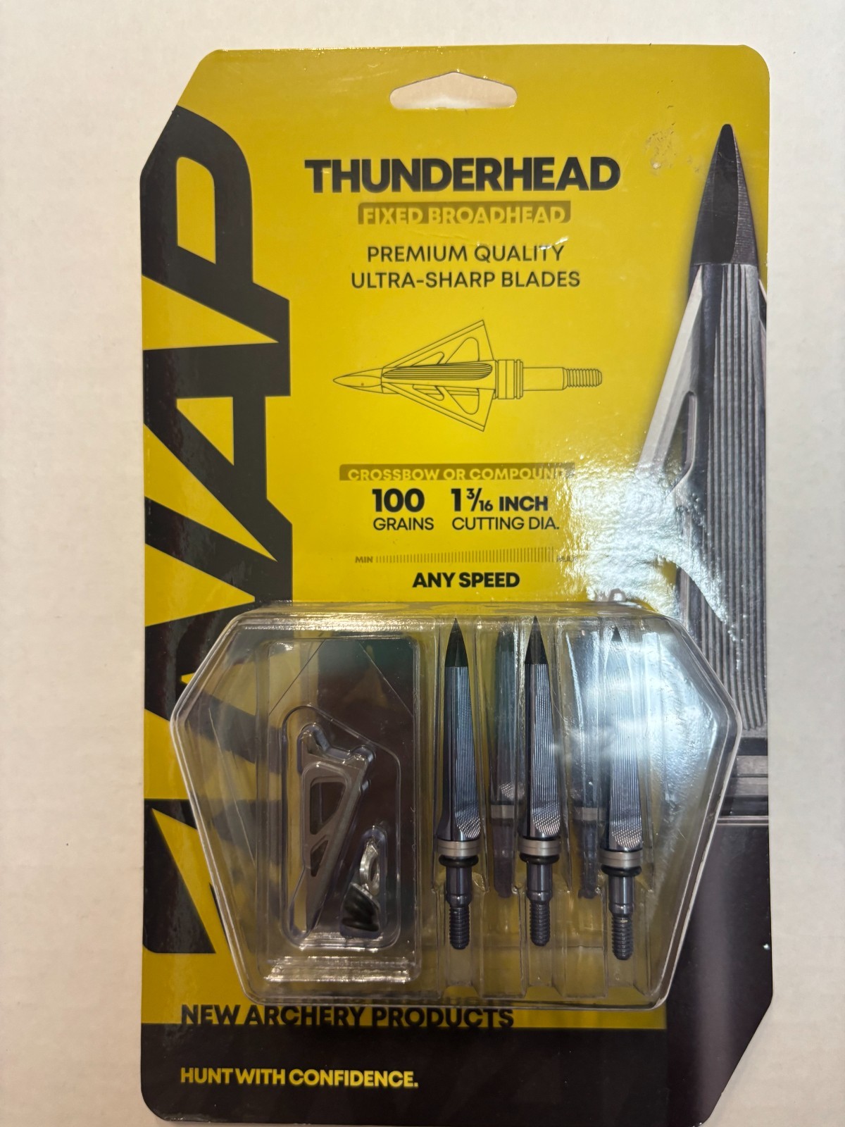 NAP Thunderhead Broadhead 100GR Crossbow or Compound