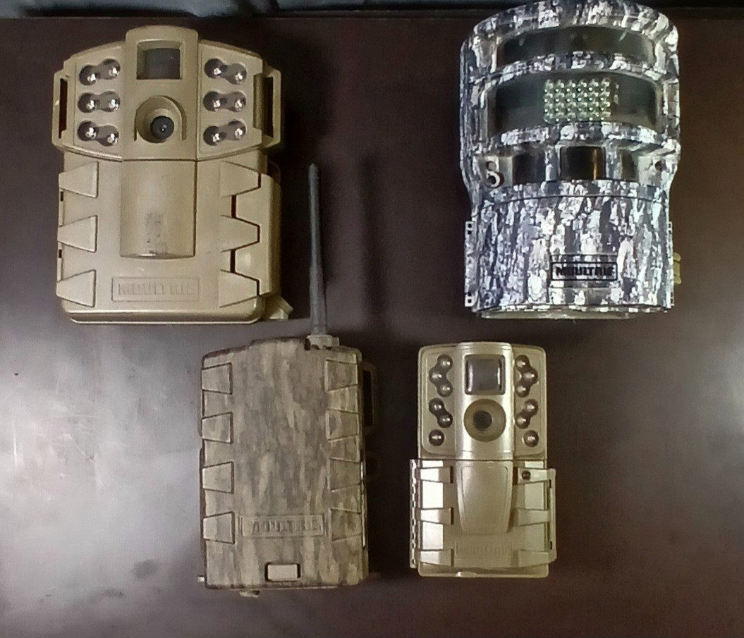 Moultrie Lot 3- Game Cameras 1- Modem For Parts Only