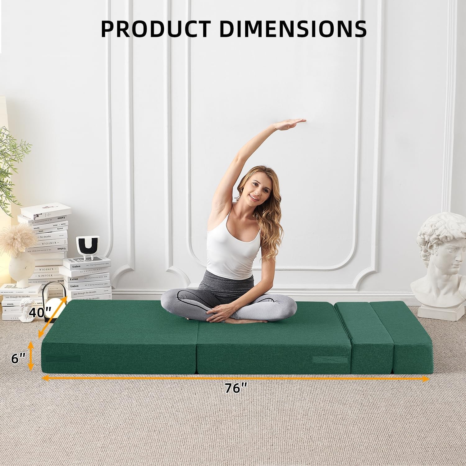 Folding Sofa Bed Convertible Sleeper Chair Bed Adults Fold Out Chair to Bed