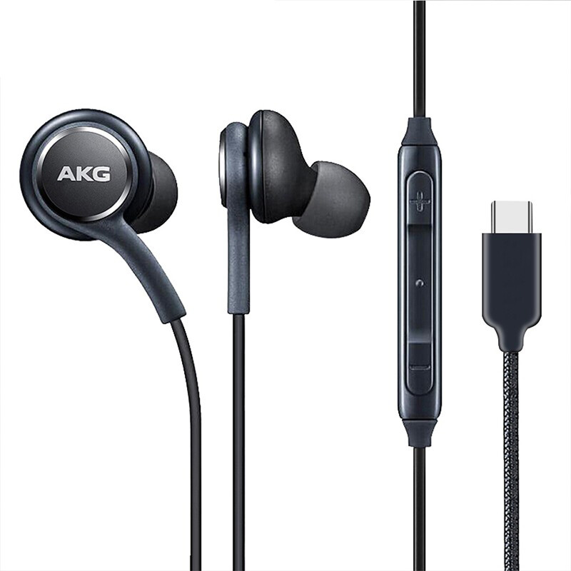 Samsung Type-C AKG EarBuds Earphones Headset Headphones Cable Wired In-ear