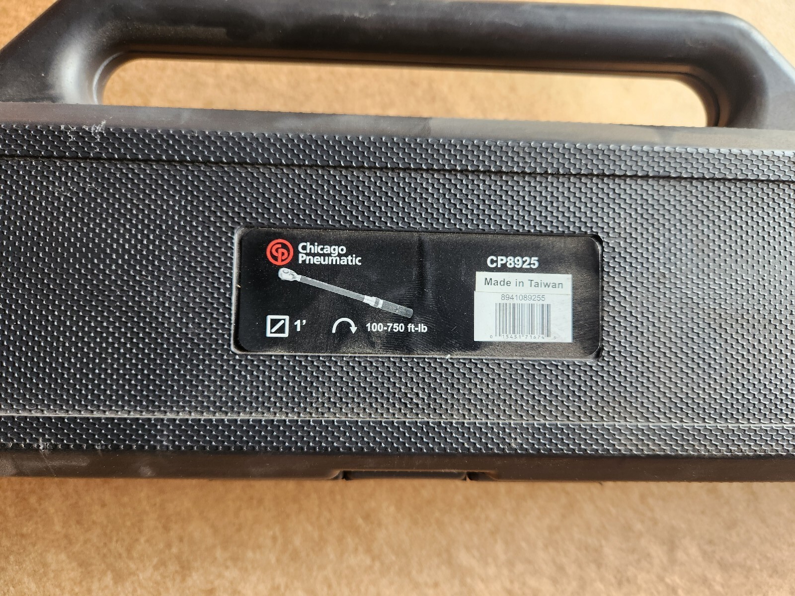 Chicago Pneumatic 8941089255 CP8925 1" Torque Wrench - 100-750 ft-lbs NEW