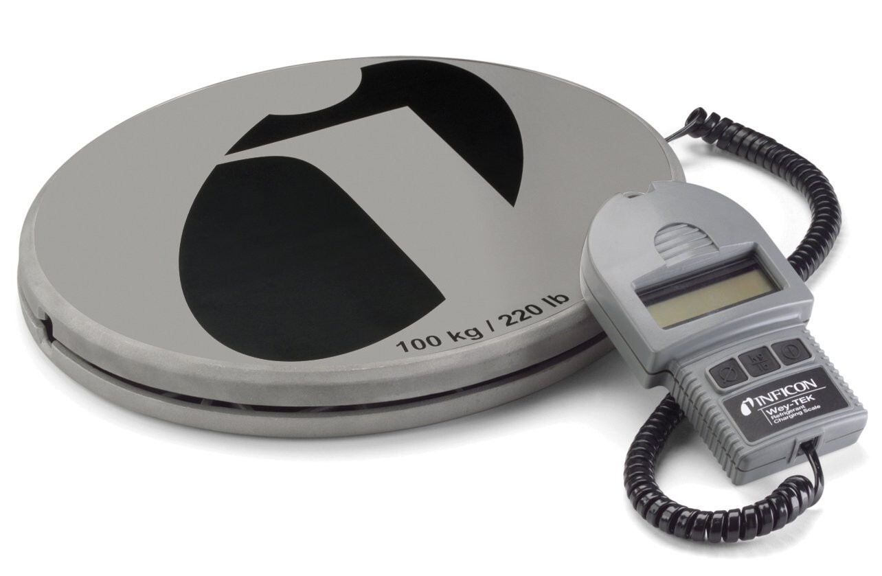 INFICON Wey-TEK 713-202-G1 Refrigerant Charging Scale 220 lb