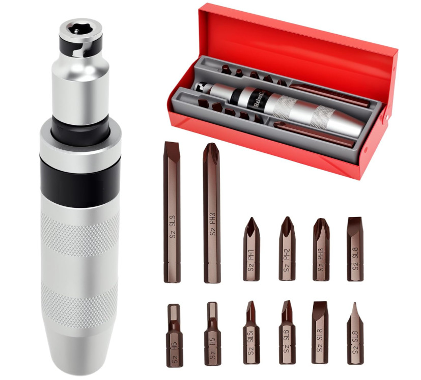 Kit Herramienta Impacto Manual Reversible Para Tornillos Oxidados Y Pernos Duros