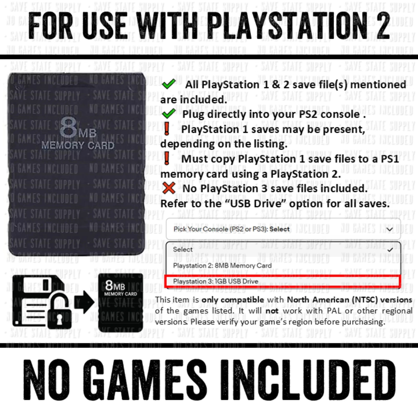 The Incredible Hulk Ultimate Destruction Hulk Playstation 2 Memory Card USB