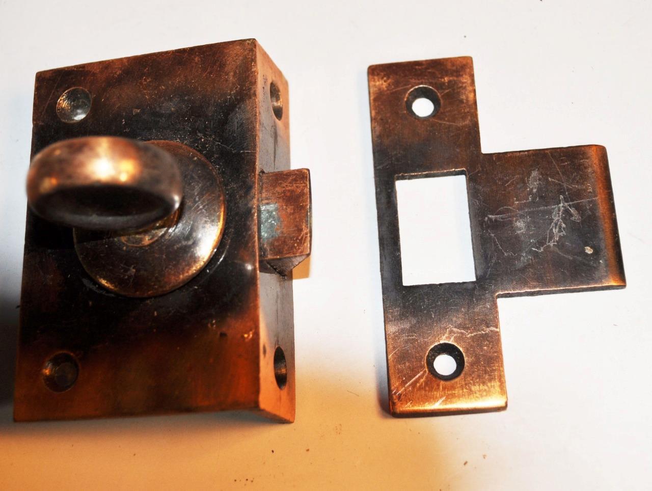 ANTIQUE ARTS/CRAFT CABINET - DOOR LATCH - IT'S NEW/OLD STOCK/USA MADE/ C.1930