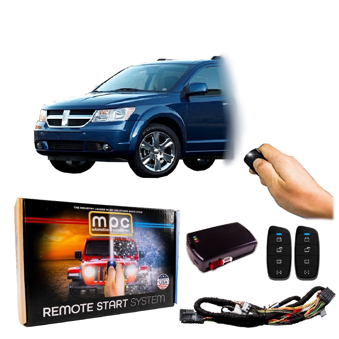 4-Button 2-Way Remote Start Kit For 2008-2010 Dodge Journey - Plug-n-Play