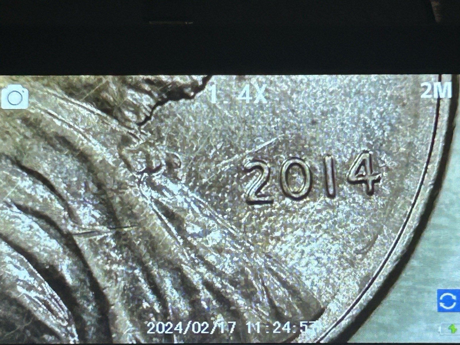 2014 Lincoln Shield Cent ￼Tilt Strike, Orange Peel Surface, DDO&R, AU ￼