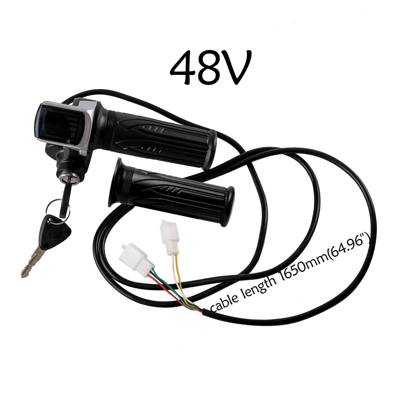 48V 1000W Brush Motor Speed LCD Controller Throttle for E Bike Scooter Go Kart