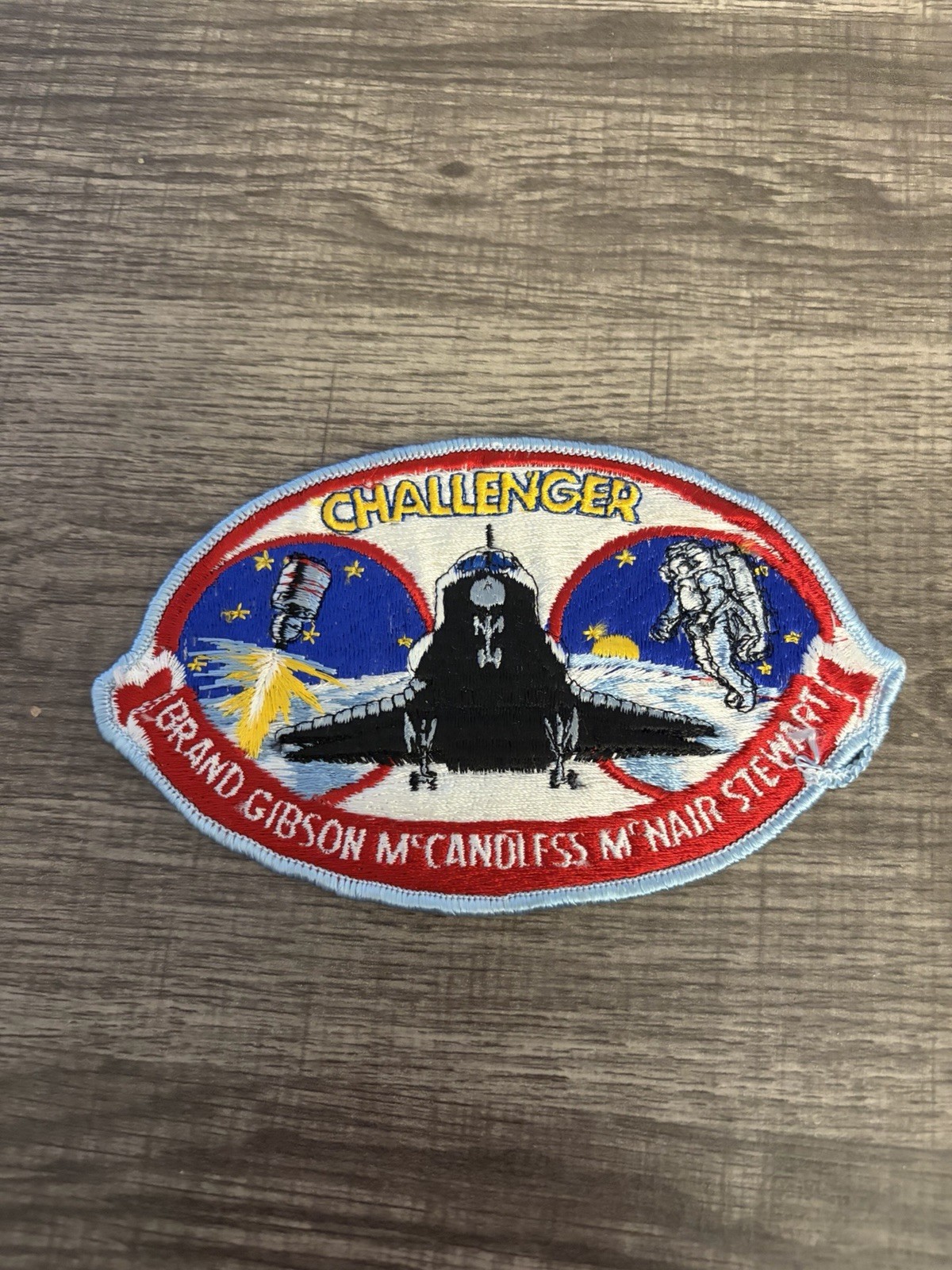 NASA STS-41B Challenger  Brand Gibson McCandless McNair Stewart Patch