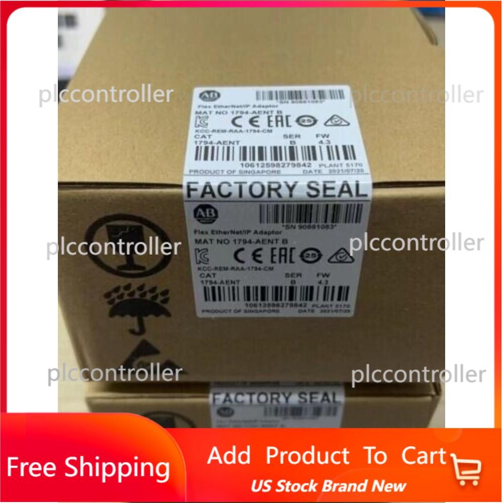 2022-2023 NEW Factory Sealed AB 1794-AENT Flex I/O EtherNet/IP Adaptor US Stock