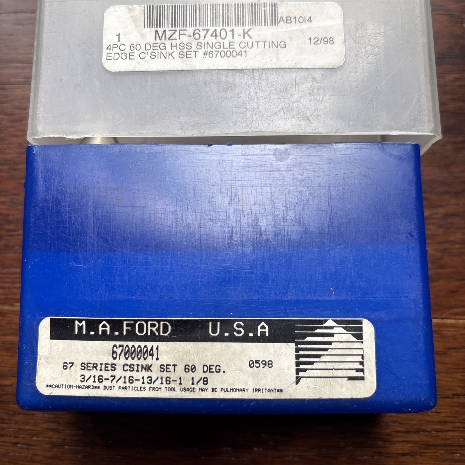 Ma M.a. Ford Countersinks 67 Series Set 60 Degree 0590