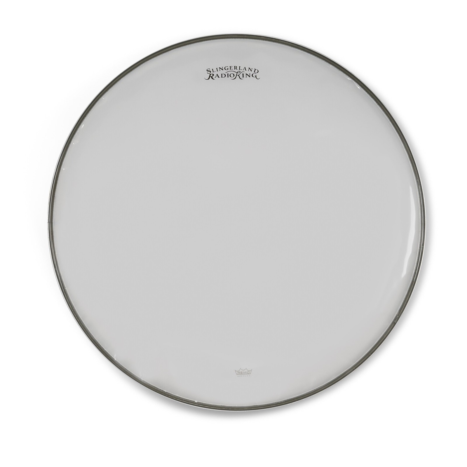 Slingerland - SLDHSS14 - Snare Side, Head, Hazy, Radio King Script Logo, 14"