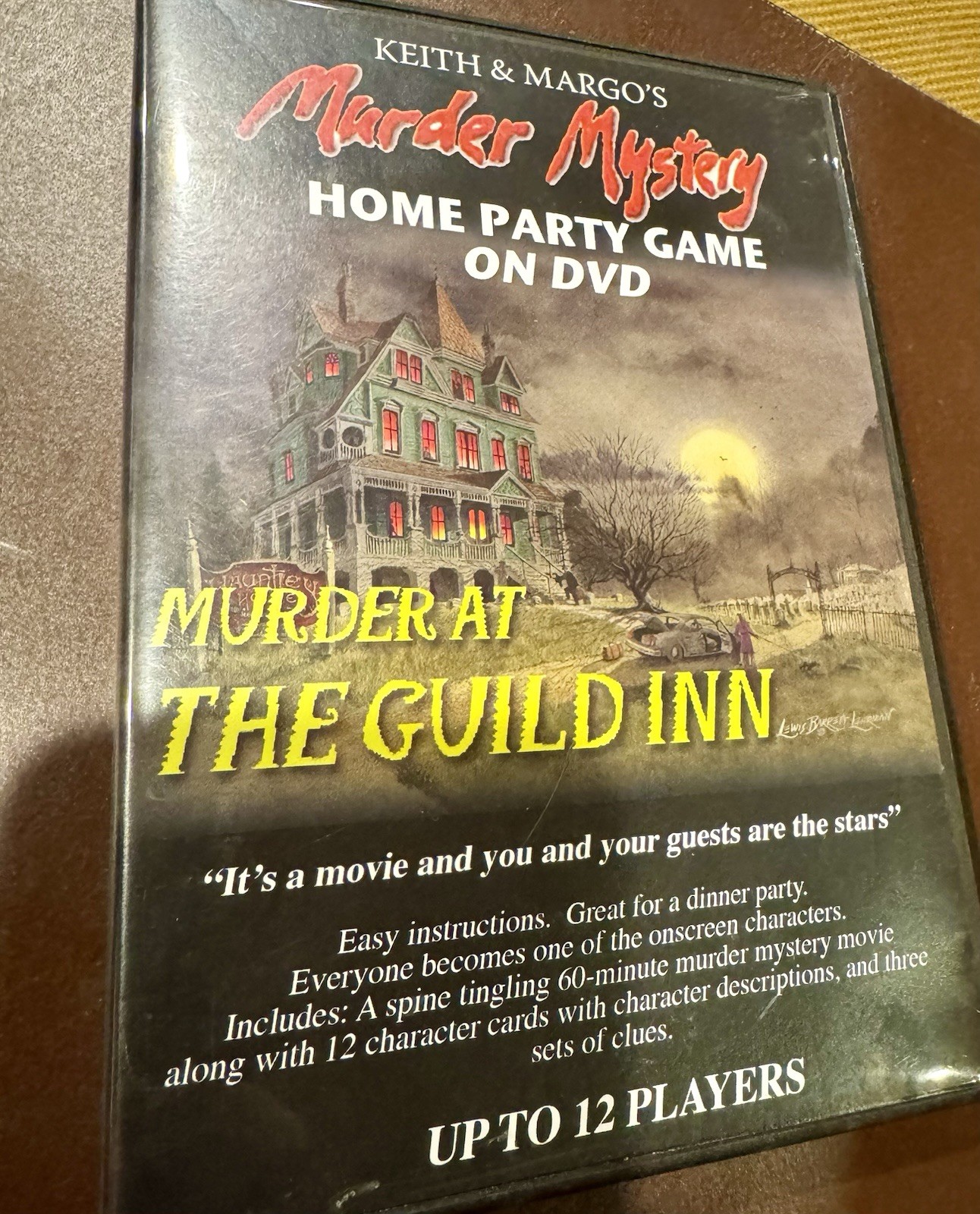 Murder Mystery DVD Game Murder at the Guild Inn (2006Party Game Up to 12 Players