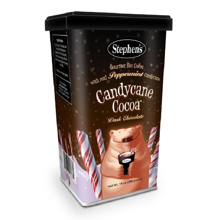 Stephen's Hot Cocoa CANDYCANE DARK CHOCOLATE PEPPERMINT 14Oz 1 Stephens Creamer
