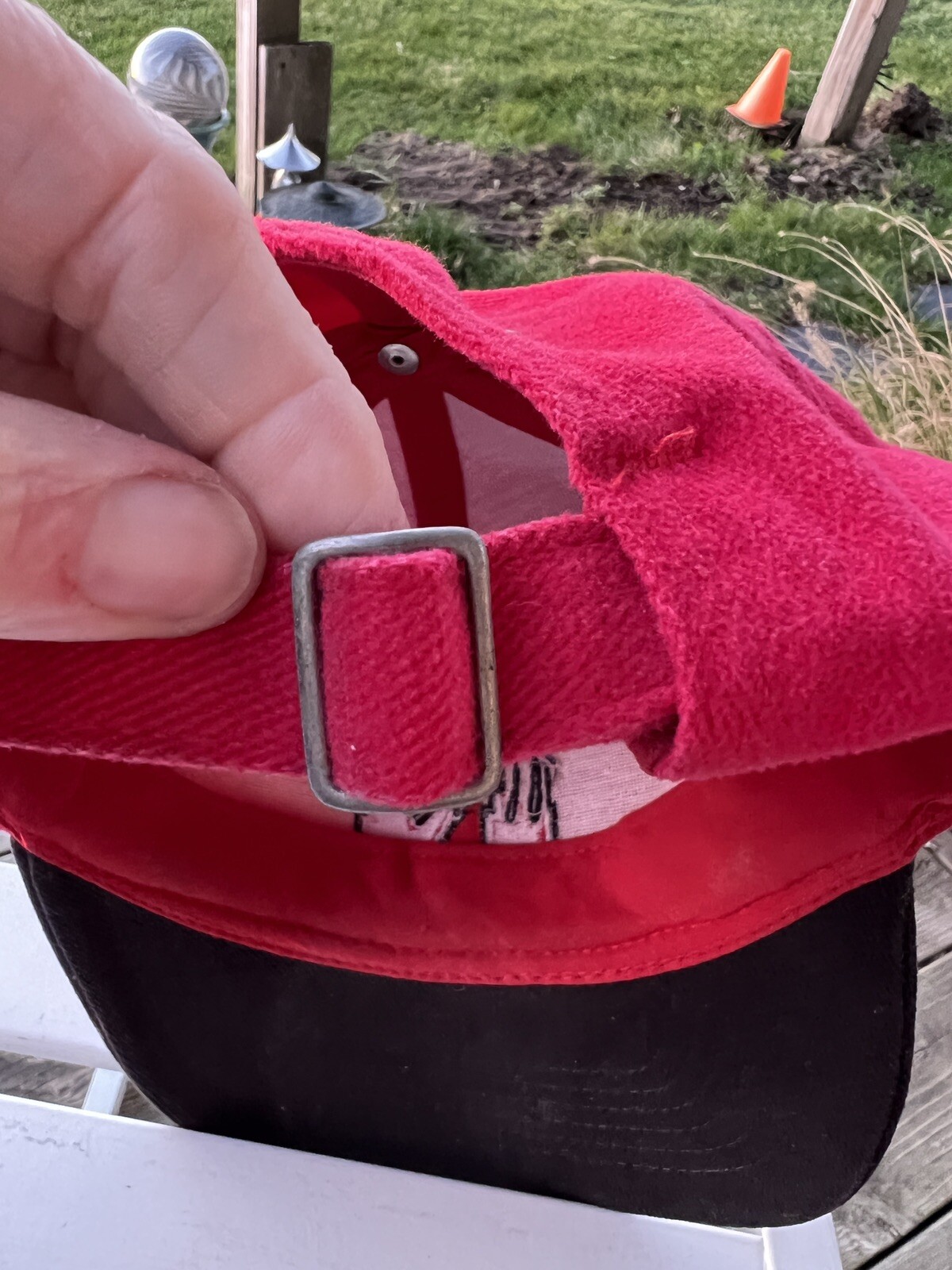 Adidas Nebraska Cornhuskers Red Hat Cap with Strap Buckle