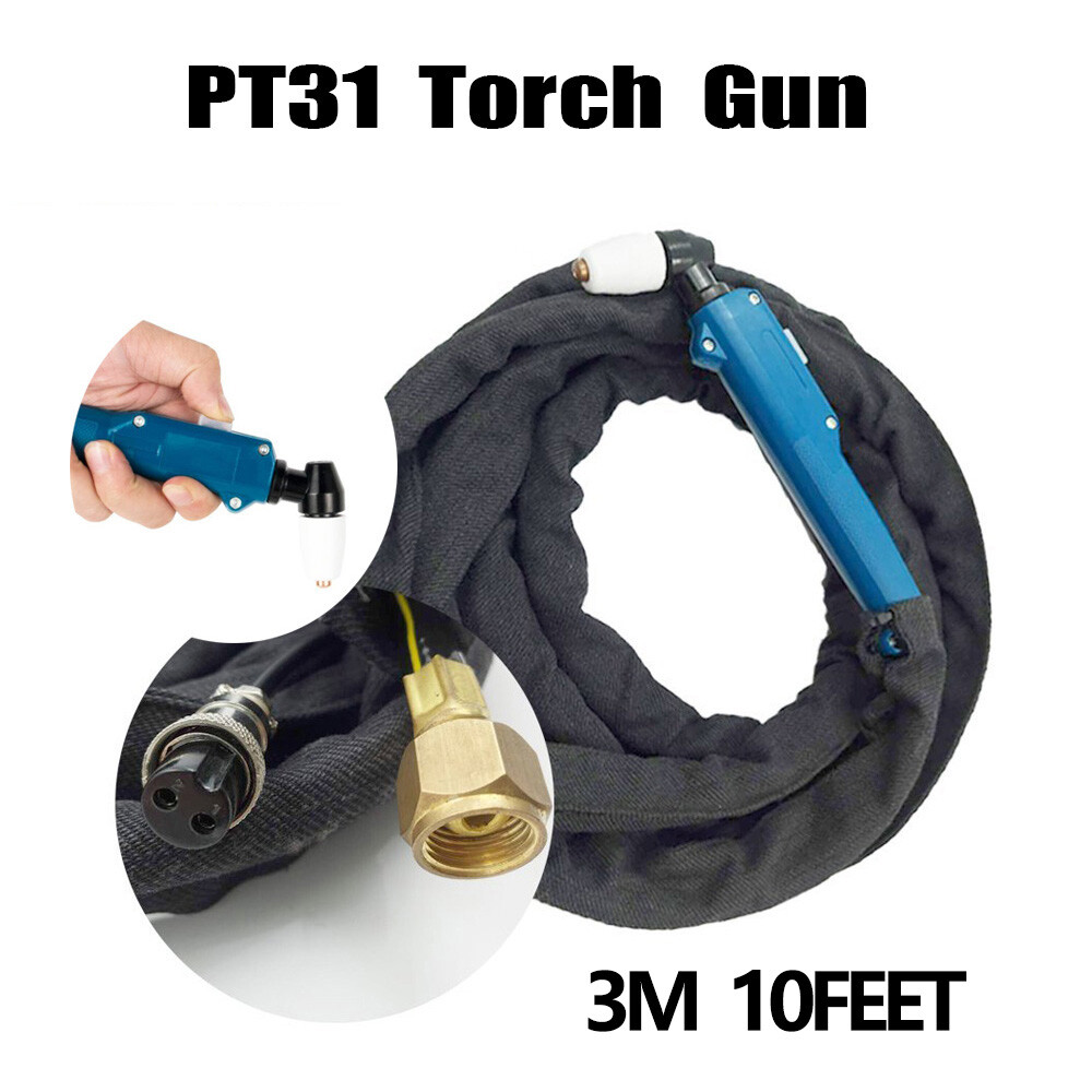 PT31 Air Plasma Cutting Cutter PT-31 Torch Complete 10Feet & 3M For CUT50 CUT40