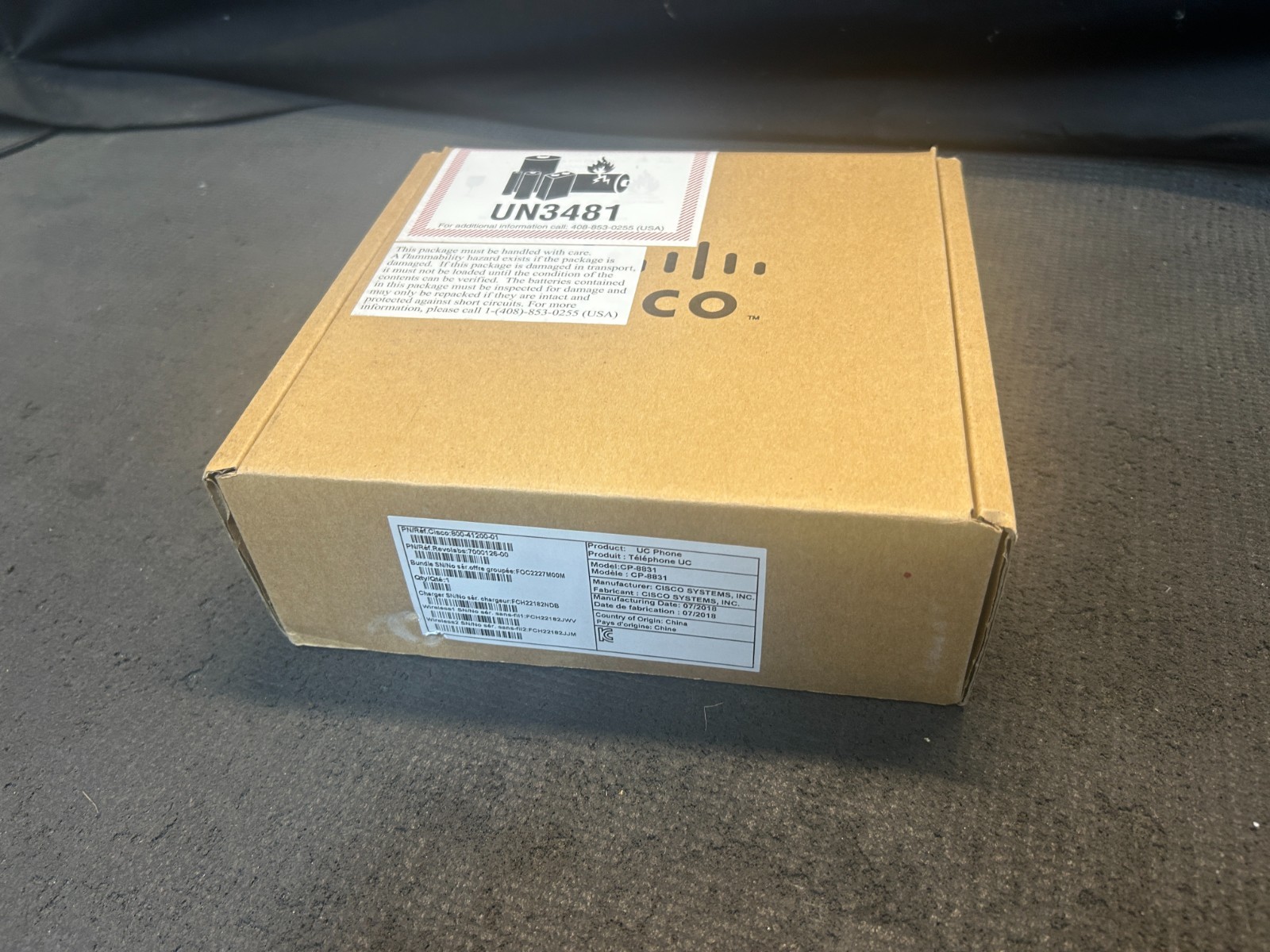 Cisco CP-8831-MIC-WLS= Unified IP Conference Phone 8831 Wireless Microphone Kit
