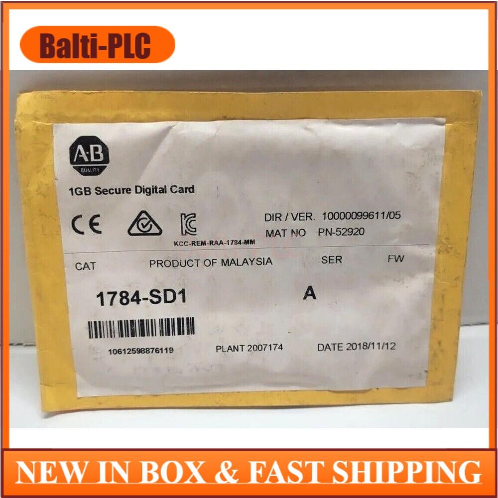NEW Allen-Bradley 1784-SD1 Secure Digital Card 1784SD1 FREE SHIP
