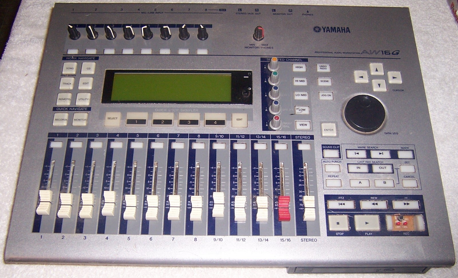 Yamaha Professional Audio Workstation Mixer AW16G AS-IS FOR PARTS OR REPAIR