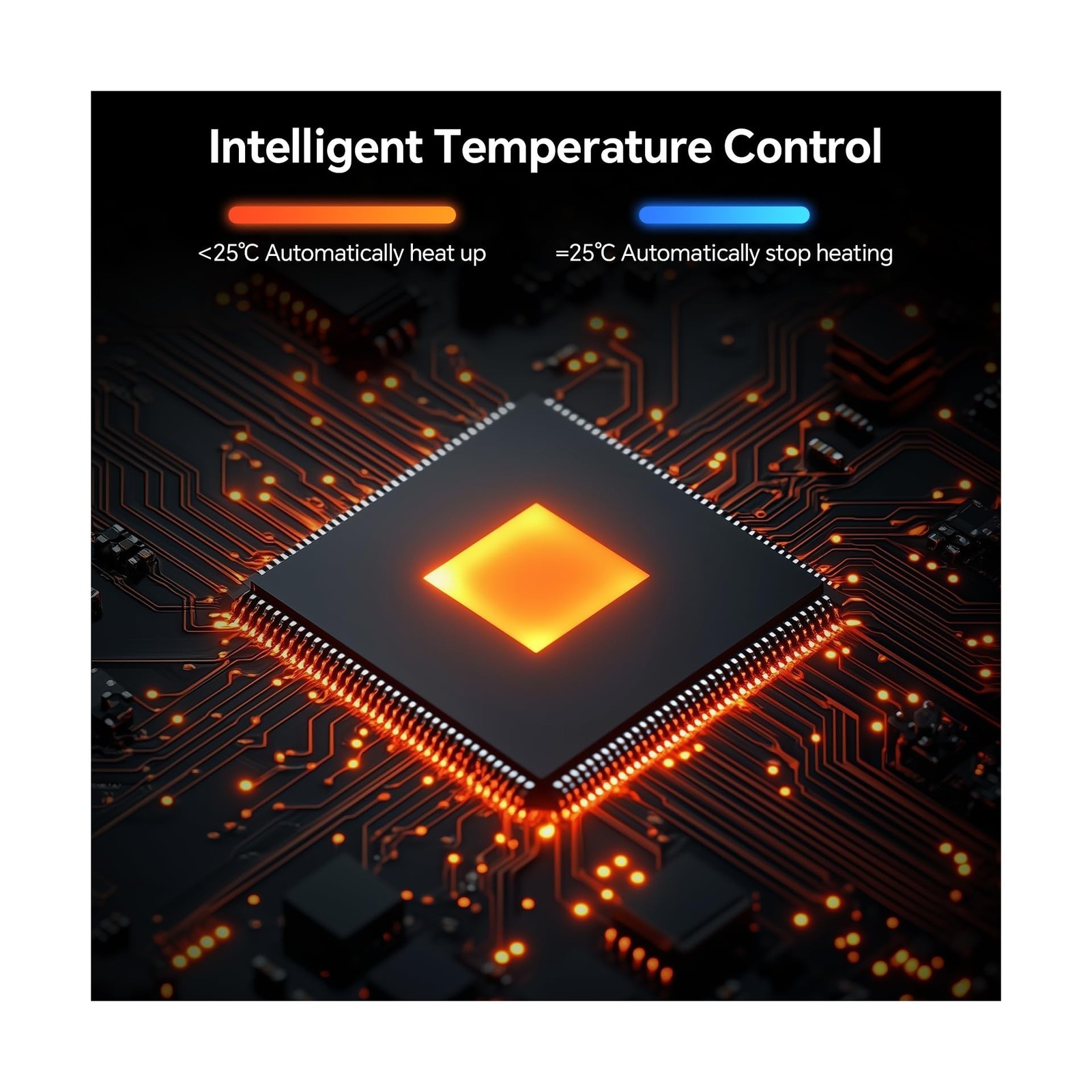 ELEGOO Smart Mini Heater for Resin 3D Printer, Intelligent Temperature Contro