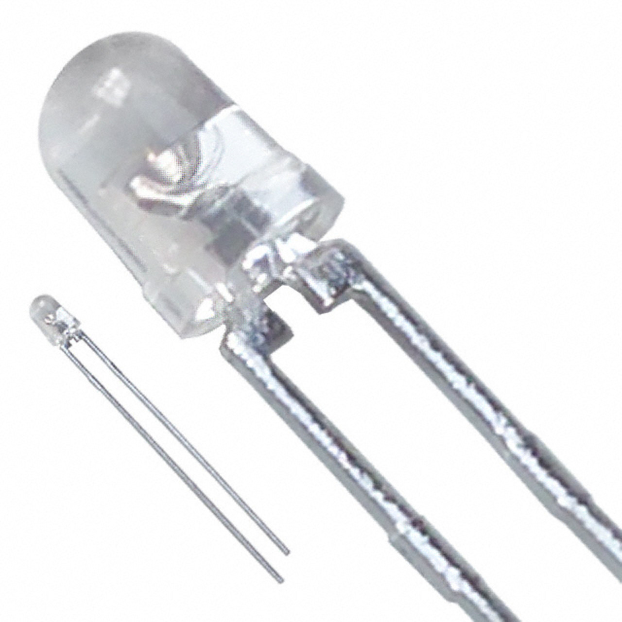50 PCS OSRAM 3mm Green Clear LED Through Hole Diffused 560nm 10mcd