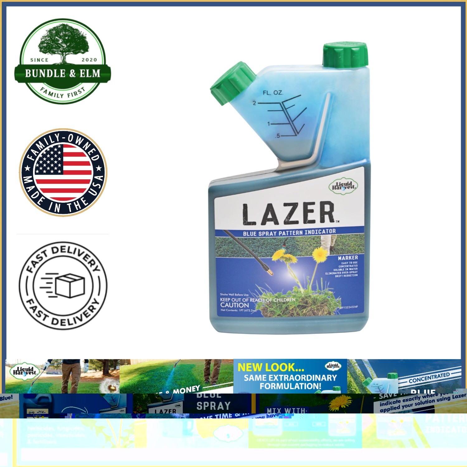 Visual Guide Spray Pattern Indicator for Accurate Weed Treatment Applications