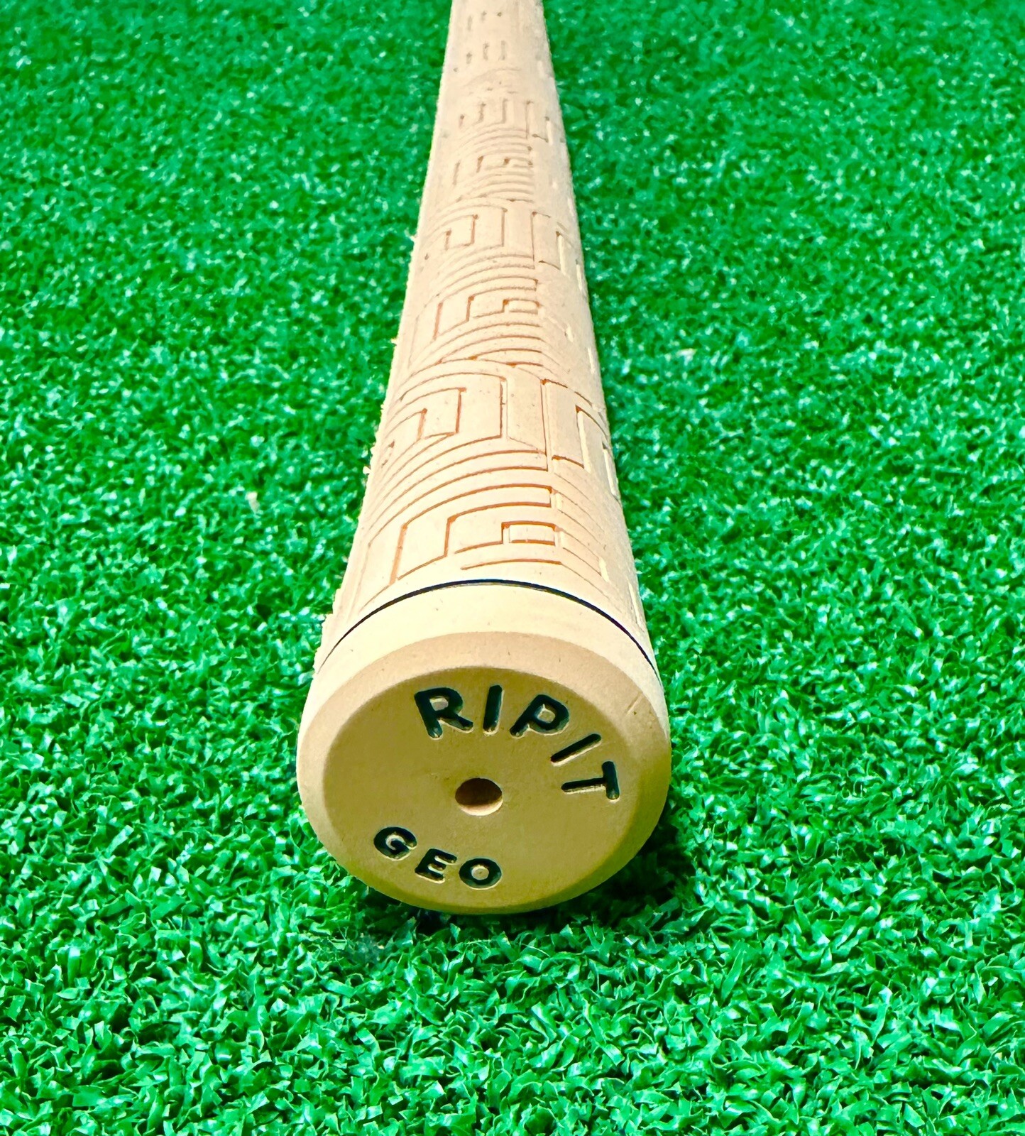 9 x Ripit Geo Rubber Golf Grip Peach